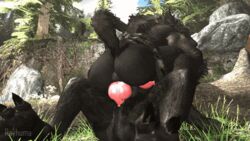 2boys 3d 3d_(artwork) anal anal_sex animal_genitalia animal_penis animated anthro anthro_on_anthro anthro_penetrated anthro_penetrating anthro_penetrating_anthro ass balls bethesda_softworks big_balls big_butt big_penis bouncing_balls bouncing_butt bouncing_penis butt_jiggle canid canine canine_penis digital_media_(artwork) duo erection from_front_position gay genitals gif huge_cock knot male male/male male_on_anthro male_only male_penetrated male_penetrating male_penetrating_male mammal outside penetration penile penile_penetration penis penis_in_ass rayhuma sex short_playtime skyrim_werewolf the_elder_scrolls video_games were werecanid werecanine werewolf