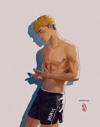 atsumu_miya blonde_hair haikyuu!! male_only tagme