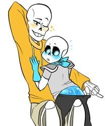 ass blush brother brother/brother brothers butt femboy gay incest male male/male male_only papyrus papyrus_(underswap) sans skeleton tagme tagme_(artist) underswap underswap_papyrus underswap_sans undertail undertale