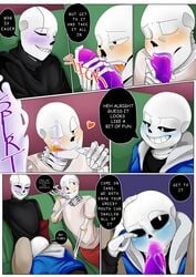 brother gaster gay group group_sex incest papyrus purple_penis sans tagme tagme_(artist) threesome undertail undertale