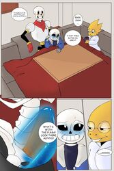 2d alphys artist_request brother/brother gay incest papyrus sans tagme tagme_(artist) undertail undertale undertale_(series) yaoi