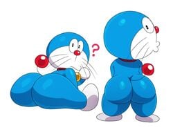 1boy adorable ass bell big_ass big_butt big_legs blue_body blue_cat blue_skin butt chubby confused cute cute_face doraemon doraemon_(character) fat fat_ass fat_butt feet feline huge_ass huge_butt hyper_ass hyper_butt jingle_bell large_ass large_butt legs looking_at_viewer looking_back machine male male_only necklace nose nude red_nose red_tail robot solo solo_male sssonic2 whiskers white_feet