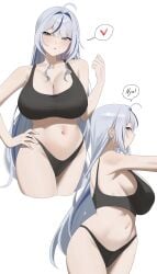 1girls artist_request breasts character_request copyright_request female female_focus female_only large_breasts light-skinned_female light_skin looking_at_viewer solo thick_thighs thighs wide_hips