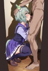 1girls ai_generated animal_ears anthropomorphization eyes female hair legs seiun_sky_(umamusume) skin tagme umamusume umamusume_pretty_derby young