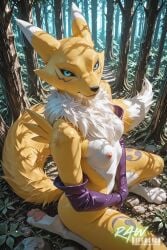 1girl ai_generated anime artist_name beautiful beauty big_breasts blush breasts digimon digimon_(species) ecchi female fur furry hentai hi_res high_quality high_resolution highres naked nsfw nude nude_female partially_clothed patreon_username paws pussy rawdiffusion renamon renamon_(digimon) rule34 solo stable_diffusion tits uncensored watermark yellow_fur