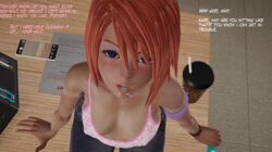 3d class classroom cleavage dialogue disney freckles honey_select ice_cream inviting kairi kingdom_hearts light-skinned_female pov roseza square_enix student suggestive suggestive_fluid talking_to_viewer tan tan-skinned_female tanlines teacher teacher_and_student teenager text