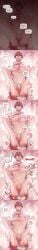 1boy 1girls barefoot bernin big_breasts blush breasts censored censored_penis comic comic_strip cum cum_on_face ejaculation english_text feet female femdom foot_fetish handjob humiliation humiliation_fetish light-skinned_female light-skinned_male light_skin male malesub medium_hair mishiro_(bernin) mosaic_censoring nipples no_bra nude nude_male open_shirt original_character penis smell straight text tie toes