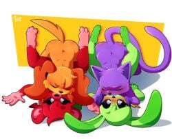 2boys2girls bere_dolly_art bobby_bearhug catnap_(poppy_playtime) dogday_(poppy_playtime) hoppy_hopscotch smiling_critters