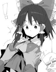 boob_grab grabbing_another's_breast henyaan_(oreizm) reimu_hakurei tagme touhou