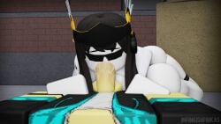 1boy 1girls 2025 3d alternate_costume artist_name ass balls bandage bandage_on_leg bandaged_leg bandages bangs big_ass big_penis black_bandages black_hair black_headphones black_jacket blackvalk blowjob blue_accents bottomless bottomless_female bottomless_male bracelet cleavage clothing eyebrows fellatio female female_focus fierzaa headphones jacket knife_ability_test loleris long_hair long_sleeves looking_at_viewer lying_on_back male/female on_floor open_jacket oral outdoors penis pinkishpinkas pov roblox roblox_avatar roblox_developer roblox_game robloxian saliva saliva_trail shirt short_sleeves sleeves straight sunglasses sweater thick_thighs thighs valkyrie_helm watermark white-skinned_female white_shirt white_skin white_sleeves white_sweater yellow-skinned_male yellow_skin