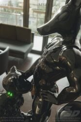 3d 3d_(artwork) 3d_model 3d_render 3dx blowjob gay gay_blowjob gay_domination gay_male gs3d latex latex_clothing latex_suit male_only male_penetrating_male mask masked masked_male petplay pup_mask puppy puppyboy rubber rubber_clothing rubber_suit sucking sucking_penis tagme