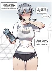 animation big_breasts dating female kissing kissing_neck longer_than_30_seconds not_porn romantic seethrough short_hair sound tagme tomboy tomboy_milf vertical_video video voice_acted voice_acted_comic
