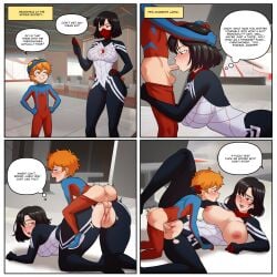 asian asian_female ass big_ass big_breasts big_butt big_thighs breasts cindy_moon comic curvy curvy_figure female japanese japanese_female korean korean_female large_ass large_breasts marvel marvel_comics silk_(marvel) spider-boy spider-man_(series) superheroine voluptuous