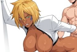 1girls ai_generated areolae big_breasts bleach breasts nipples tagme tier_harribel