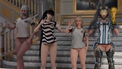 bunny_(the_first_descendant) eve_(stellar_blade) facelesstrigger football kitagawa_marin marin_kitagawa mustard_sfm my_dress_up_darling no_panties noctryanim sono_bisque_doll_wa_koi_wo_suru stellar_blade the_first_descendant