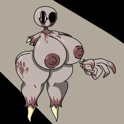 1girls amputee ass ass_bigger_than_head blood_on_face blood_stain boogieworm42 breasts_bigger_than_head female female_only floating_hands hyper hyper_breasts large_breasts naked naked_female original