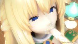 3d blowjob cum cum_in_mouth cum_on_penis fellatio hyperdimension_neptunia neptunia_(series) source_filmmaker vert yellowcatguard