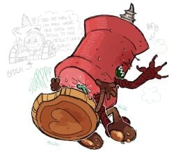 analingus anus battle_for_dream_island battle_for_dream_island_again bfb bfdi bfdia coiny object_shows pin_(bfdi) saliva