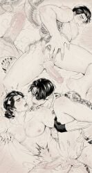 gay kiryu_kazuma like_a_dragon_(series) majima_goro male male/male male_only ryuu_ga_gotoku yakuza_(series) yaoi