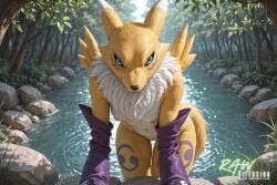 1girl ai_generated anime artist_name beautiful beauty big_breasts blush breasts digimon digimon_(species) ecchi female fur furry hentai hi_res high_quality high_resolution highres naked nsfw nude nude_female partially_clothed patreon_username paws pussy rawdiffusion renamon renamon_(digimon) rule34 solo stable_diffusion tits uncensored watermark yellow_fur