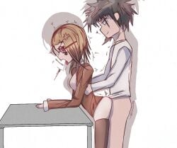 1boy 1boy1girl 1girl 1girls artgirlz brown_clothing cute deep_penetration female glasses half_naked high_resolution highres hot ibispaint_(artwork) ibispaintx male my_oc oc penetration sex sex_from_behind sexy side_profile side_view smile smilling socks standing standing_position standing_sex straight straight_sex student_and_teacher student_fucking_teacher teacher teacher_and_student teacher_female tongue tongue_out twitter