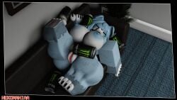 anthro female female_only furry furry_only monster_can naked nekomaniaa nude roblox roblox_avatar robloxian self_upload sleeping tagme