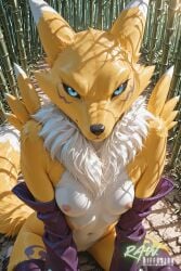 1girl ai_generated anime artist_name beautiful beauty big_breasts blush breasts digimon digimon_(species) ecchi female fur furry hentai hi_res high_quality high_resolution highres naked nsfw nude nude_female partially_clothed patreon_username paws pussy rawdiffusion renamon renamon_(digimon) rule34 solo stable_diffusion tits uncensored watermark yellow_fur