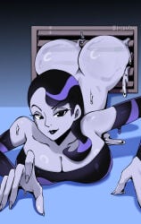 1girls 2026 batman_(series) batman_beyond big_ass big_breasts dc_comics dcau huge_ass huge_breasts inque jrpuls3 milf solo solo_female supervillainess tagme