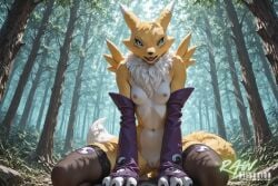 1girl ai_generated anime artist_name beautiful beauty big_breasts blush breasts digimon digimon_(species) ecchi female fur furry hentai hi_res high_quality high_resolution highres naked nsfw nude nude_female partially_clothed patreon_username paws pussy rawdiffusion renamon renamon_(digimon) rule34 solo stable_diffusion tits uncensored watermark yellow_fur