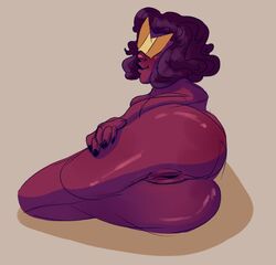 ass crystal_gem eyewear female female_only garnet_(steven_universe) pussy sketch sketchy solo steven_universe