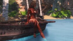 3d abs dark-skinned_female muscular_female redguard skyrim tagme the_elder_scrolls