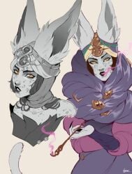 anthro arcane arcane_lest furry girl green_iris greeniris league_of_legends least lest_(arcane) tagme vastaya