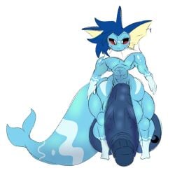 big_penis eeveelution huge_cock hyper_penis lattemon lattemon_(character) penis pokemon pokemon_(species) tagme thick_thighs vaporeon wide_hips