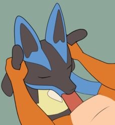 ambiguous_gender ambiguous_penetrated animated anthro anthro_on_anthro anthro_penetrated anthro_penetrating anthro_penetrating_anthro blue_body blue_fur charizard closed_eyes colrblnd deep_throat duo erection fellatio fur genitals holding_head loop lucario male male/ambiguous male_penetrating male_penetrating_ambiguous nintendo oral oral_penetration orange_body orange_scales penetration penile penile_penetration penis pokemon pokemon_(species) red_penis scales sex short_playtime tagme video_games