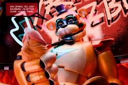 3d animatronic anthro bear biceps blue_eyes blue_nails bowtie cock_piercing cock_vore cum_drip english_dialogue english_text facial_markings five_nights_at_freddy's five_nights_at_freddy's:_security_breach fnaf gay glamrock_freddy_(fnaf) imminent_orgasm machine macro male male/male male_focus male_only masturbation micro muscular muscular_anthro muscular_male non_human robot robot_humanoid scottgames sparkx spiked_bracelet spiked_cock_ring steel_wool_studios story_at_source tan_body top_hat two_tone_body ursid ursid_humanoid ursine veem0n yhoali_xxx