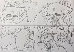 absurd_res anal anal_fingering anal_sex blush bodily_fluids caroll comic cum cum_in_ass cum_in_pussy cum_inside duo eeveelution espeon fellatio female feral fingering generation_2_pokemon genital_fluids genitals heart_symbol hi_res human male male/female mammal nintendo oral penetration penile penile_penetration penis penis_in_ass penis_in_pussy pokemon pokemon_(species) sex shaking tears trembling vaginal_penetration vaginal_penetration zoophilia