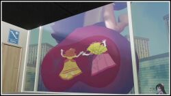 3girls animated ass ass_against_glass ass_focus butt_crush cracking_glass crushed distortingreality facing_away femdom flattened giant giant_ass giantess huge_ass looping_animation mario_(series) pauline princess_daisy princess_peach red_dress size_difference sound sound_edit sound_effects super_mario_odyssey tagme video yuri