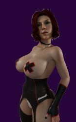 3d big_ass big_breasts big_butt black_widow_(marvel) marvel marvel_comics mgsnak239