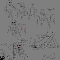 anthro anthro_on_anthro anthro_only black_sclera critters_(poppy_playtime) furry_only no_humans oc ocs poppy_playtime poppy_playtime_(chapter_3) sex smiling_critters tagme vosrk_18 white_pupils