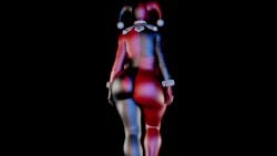 1girls 3d 3d_animation animated ass ass_focus back_view backboob batman:_arkham_knight batman_(series) black_background bodysuit clothed_female curvy curvy_female dc dc_comics feet_out_of_frame female female_only from_behind glistening harley_quinn harley_quinn_(classic) harley_quinn_(injustice) headwear highres hourglass_figure huge_ass huge_breasts human human_female human_only human_solo injustice_2 jester_hat jester_outfit jiggling_ass looping_animation mp4 no_sound simple_background skin_tight solo solo_female superdougie thick_thighs video virt-a-mate virtamate voluptuous voluptuous_female walking wide_hips