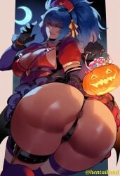 1girls ai_generated ai_hands anus_peek ass ass_on_face athletic athletic_female bending_over bent_over big_ass big_breasts blue_eyes blue_hair breasts busty cameltoe clothed costume curvaceous curvy curvy_female cute dat_ass fat_ass female gloves hair_ornament halloween halloween_costume hat headband hentailand horny_female huge_ass huge_breasts inviting king_of_fighters latex leather leather_clothing leona_heidern lifted_by_self lifting_skirt light-skinned_female light_skin long_hair looking_at_viewer looking_back moon pale-skinned_female pale_skin ponytail pov pumpkin pussy round_ass seductive seductive_look showing_ass sideboob skirt skirt_lift skirt_up smile smiley_face smiling_at_viewer thick thick_ass thick_thighs thighs tied_hair tight_clothes tight_clothing tight_fit tight_panties voluptuous voluptuous_female wide_hips witch_hat