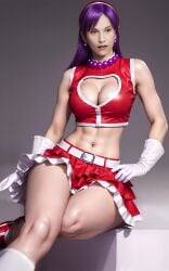 1girls absurd absurdres ai_generated athena_asamiya athena_asamiya_(cosplay) dress dress_shirt female idol japanese japanese_female king_of_fighters masturbation pornography sex sex_slave sexy_dress