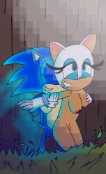 bats blue_hair green green_eyes hedgehog rouge_the_bat sex sonic_(series) sonic_the_hedgehog