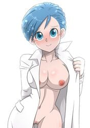 aqua_hair blue_eyes breasts bulma_briefs chesterzee dragon_ball dragon_ball_super dragon_ball_z female gokubuttonzee milf short_hair thick_thighs