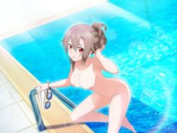 edit eydis_synthesis_ten gray_hair nude pool sword_art_online