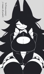 1girl ai ai_generated big_breasts cute fundamental_paper_education miss_circle_(fundamental_paper_education) piperloverr21 sexy