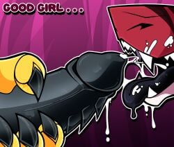 absurd_res anthro aquatic bodily_fluids cum cum_drip cum_in_mouth cum_inside cum_on_face cum_on_penis disembodied_hand disembodied_penis dragon dripping duo ejaculation erection female fish genital_fluids genital_shot genitals hi_res male male/female mute_the_dragon_artist mythological_creature mythological_scalie mythology open_mouth penis penis_shot reeila_sharqua_(bigpizzaaaaaaah) requiem_shark scalie shark simple_background text tiger_shark