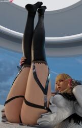 3d 3d_(artwork) 3d_model 3d_render 3dcg absurd_res absurdres blonde_female blonde_hair emilie_de_rochefort high_quality high_resolution highres shaddoll_x sole_female solo solo_female tekken