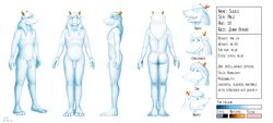 2021 absurd_res anthro antlers asian_mythology barefoot biped chinese_mythology east_asian_mythology english_text feet hi_res horn kirin male model_sheet mythology nude simple_background solo suule suule_(character) text white_background white_body