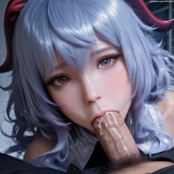 1boy 1boy1girl 1girl 1girl1boy 1girls ai_generated bangs blowjob blue_hair bodily_fluids close-up clothed clothed_female clothed_sex clothes clothing cum erect_penis erection eyelashes facing_viewer fellatio female female_focus focus front_view ganyu_(genshin_impact) genital_fluids genitals genshin_impact hetero hetero_sex horns hoyoverse humanoid_genitalia humanoid_penis light-skinned_female light-skinned_male light_skin long_hair looking_at_partner male male/female male_out_of_frame male_pubic_hair medium_penis nai_diffusion novelai open_pants oral oral_sex out_of_frame pale-skinned_female pale_skin patreon_url pujopg purple_eyes rosy_cheeks shy straight straight_sex sucking sucking_off sucking_penis veiny_penis video_game_character video_games wavy_hair white-skinned_female white_body white_skin